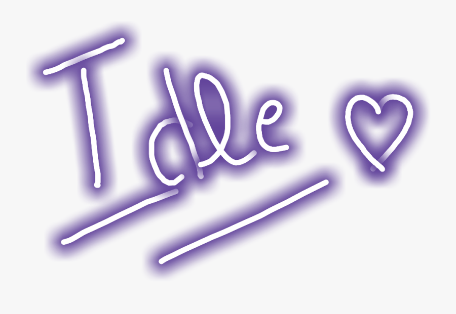 ##idle #g-idle - Calligraphy, Transparent Clipart
