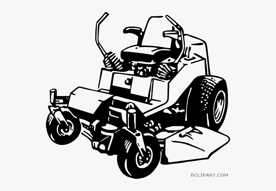 Zero Turn Mower Logo, Transparent Clipart