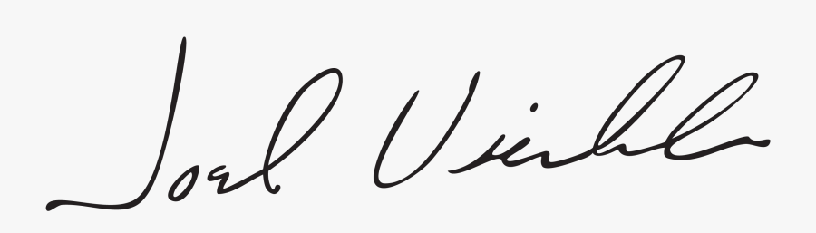 Joel Viechnicki Signature New, Transparent Clipart