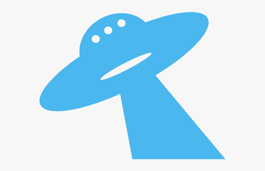 Ufo Silhouette, Transparent Clipart