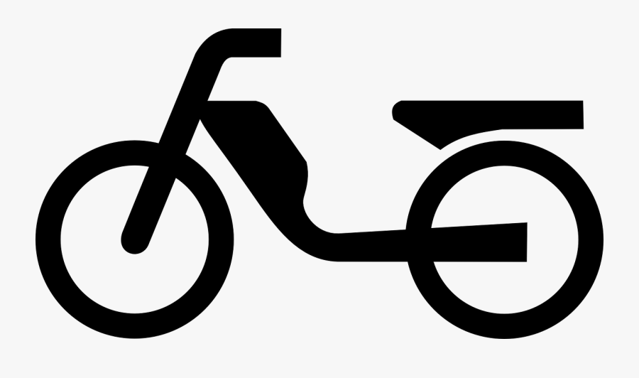 Moped Clipart, Transparent Clipart