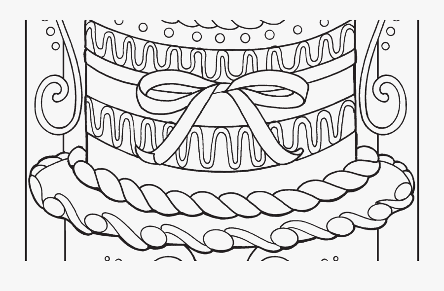 Transparent Birthday Shopkins Clipart - Colouring Pages For Adults Cake, Transparent Clipart