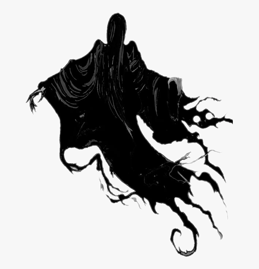 #dementor #harrypotter #hogwards - Silhouette Harry Potter Dementor, Transparent Clipart