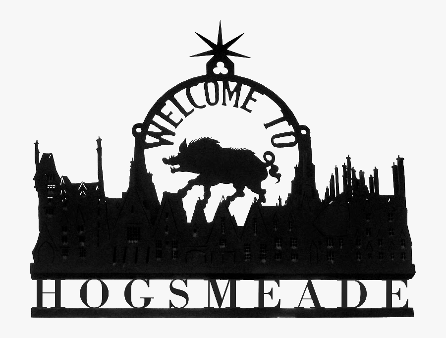The Wizarding World Of Harry Potter Universal"s Islands - Harry Potter Hogsmeade Sign, Transparent Clipart