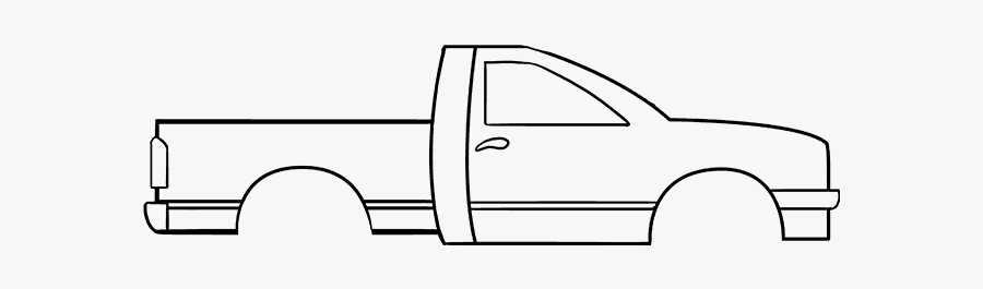 How To Draw Truck - Truck Drawings, Transparent Clipart
