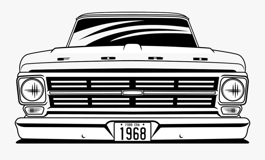 1970s Ford F100 Clipart, Transparent Clipart