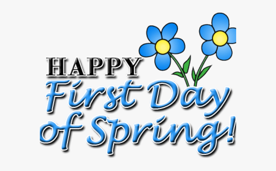Spring Clipart Day - 1st Day Of Spring, Transparent Clipart