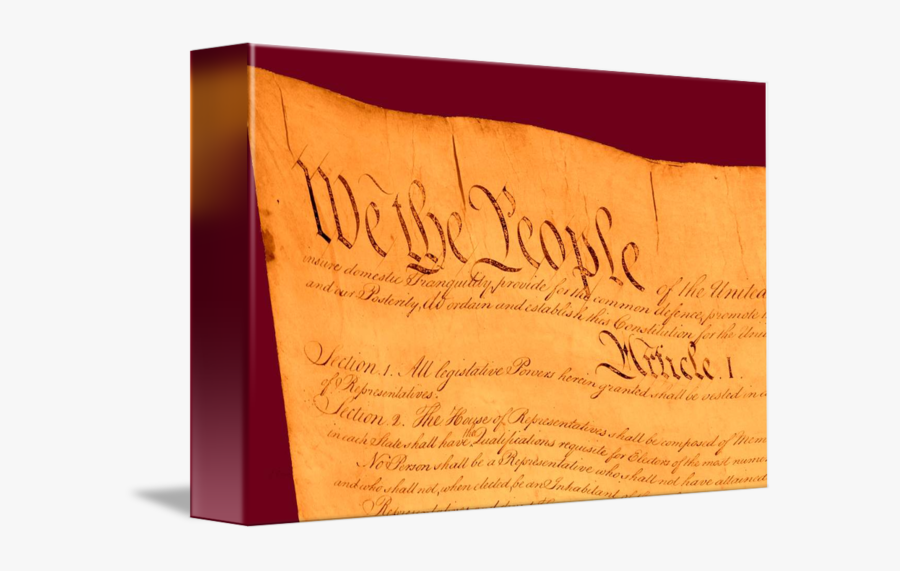 Clip Art Us Closeup Violet Red - Us Constitution, Transparent Clipart