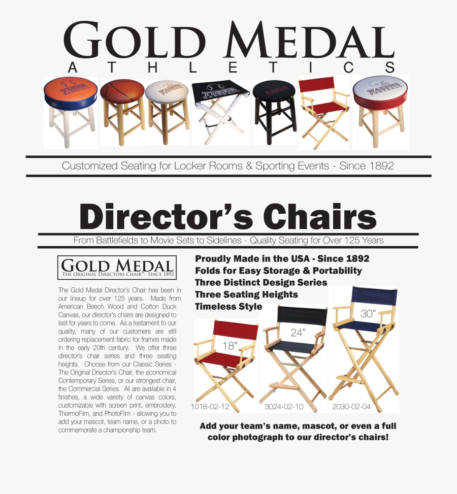 Athletics Catalog Front Page - Chair, Transparent Clipart