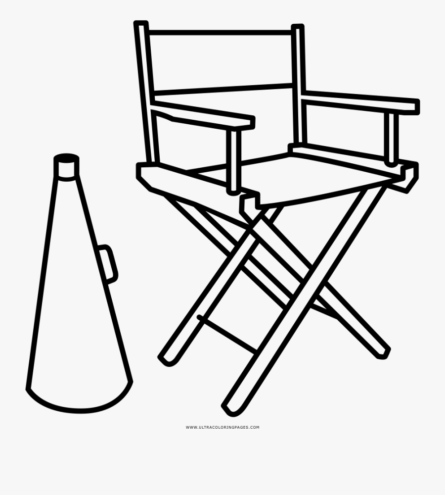 Director Coloring Page - Tabla De Planchar Para Colorear, Transparent Clipart