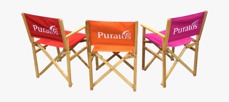 Full Colour Personalised Directors Chair - Folding Chair, Transparent Clipart