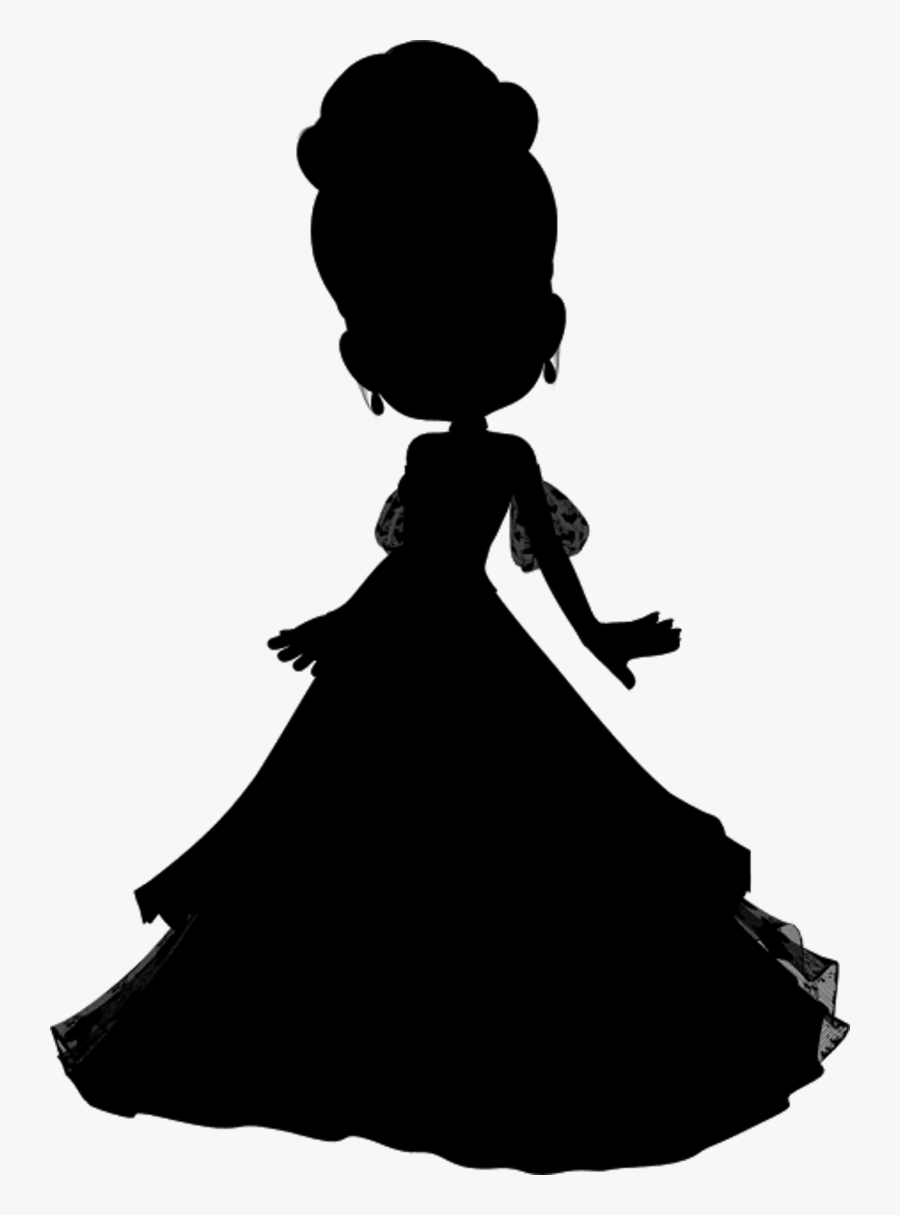 Silhouette Dress Download Hq Png Clipart - Illustration, Transparent Clipart