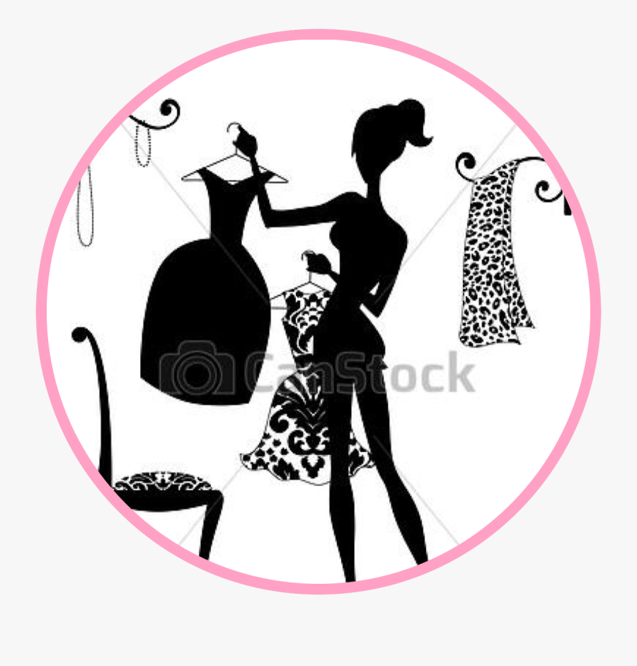 Силуэт Девушки Или Манекена, Transparent Clipart