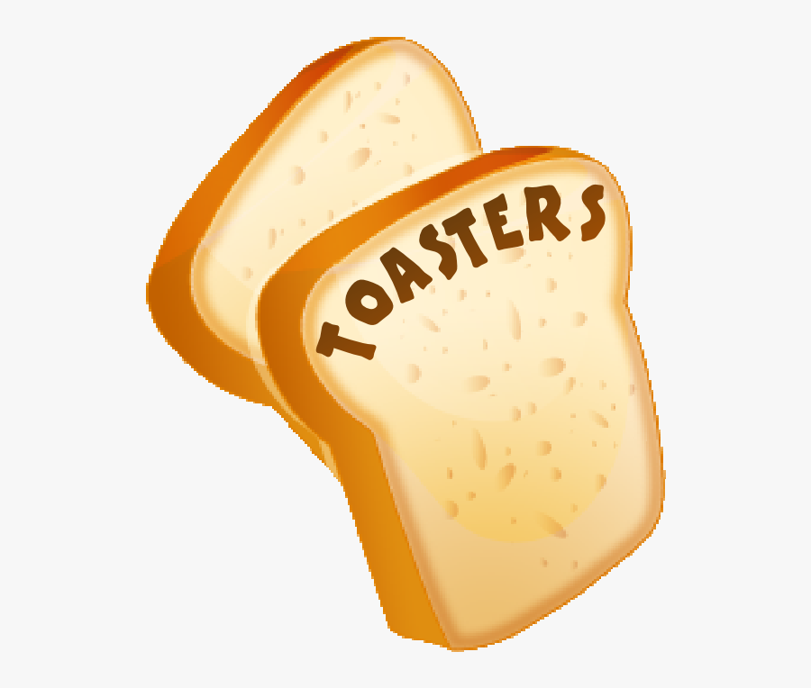 Toasters Logo Trans - Sliced Bread, Transparent Clipart