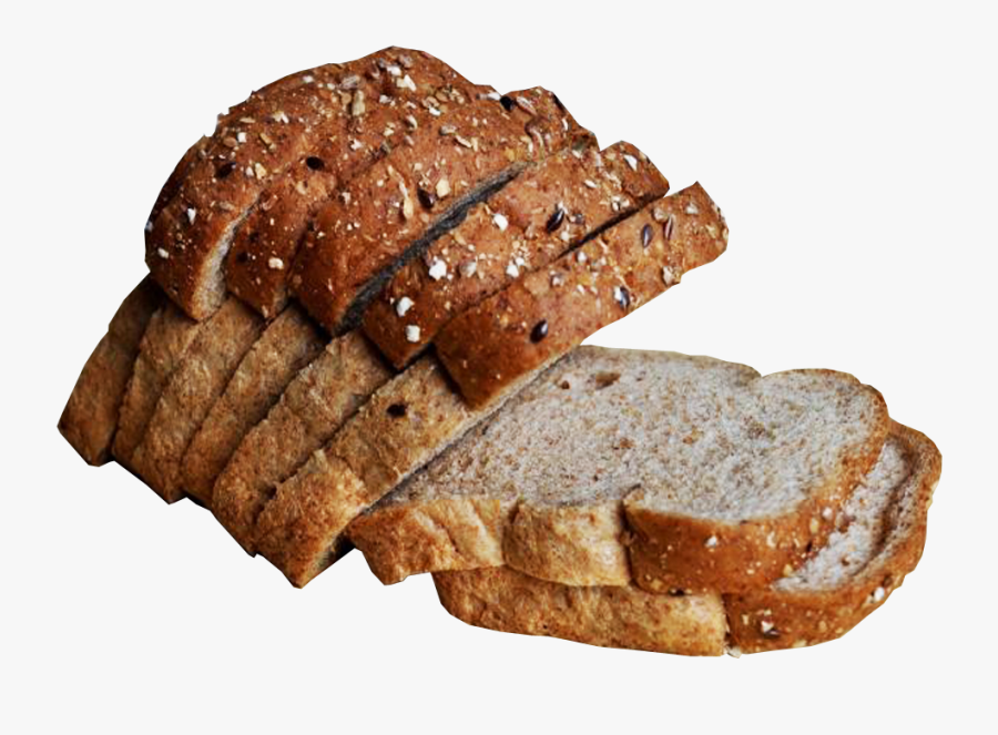 Wholemeal Bread Sliced Transparent Png Image, Transparent Clipart