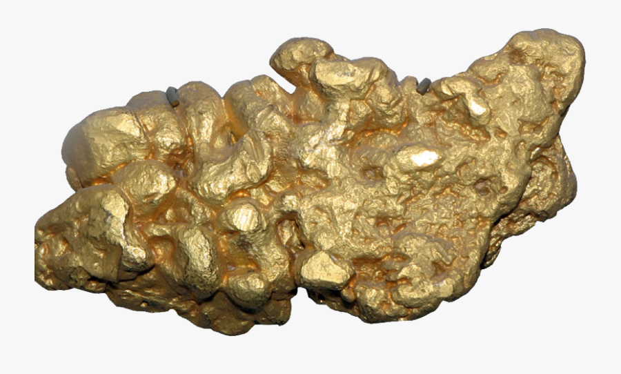 Gold Clipart Gold Nugget - Gold Ore Transparent Background, Transparent Clipart