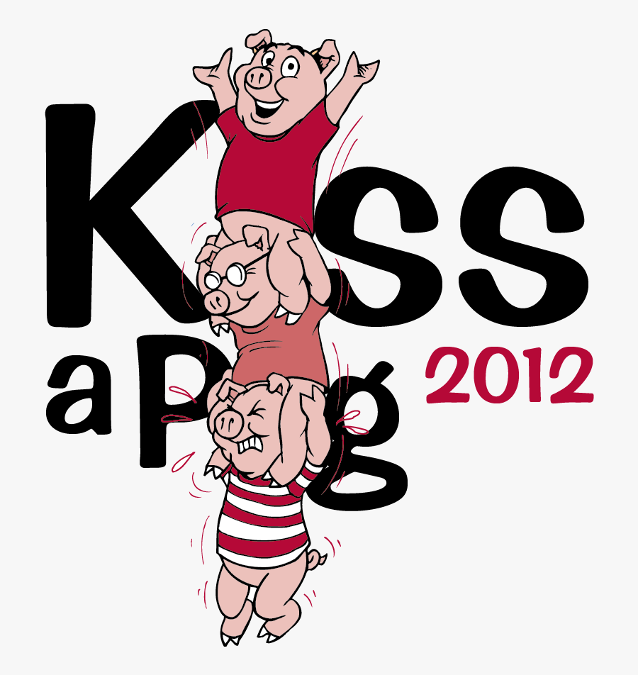Kiss A Pig Clipart, Transparent Clipart
