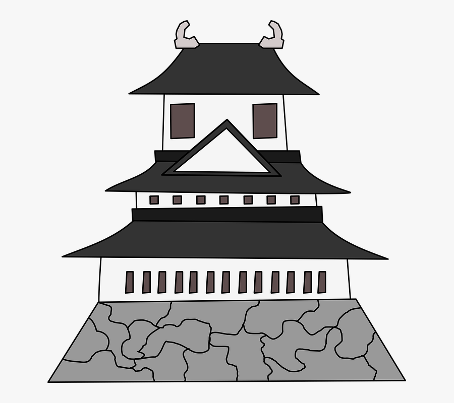 Japan Clipart Japanese House - Japanese Castle Clipart, Transparent Clipart