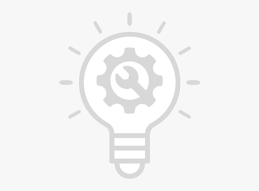 Innovation Light Bulb - Bulb With Spark, Transparent Clipart