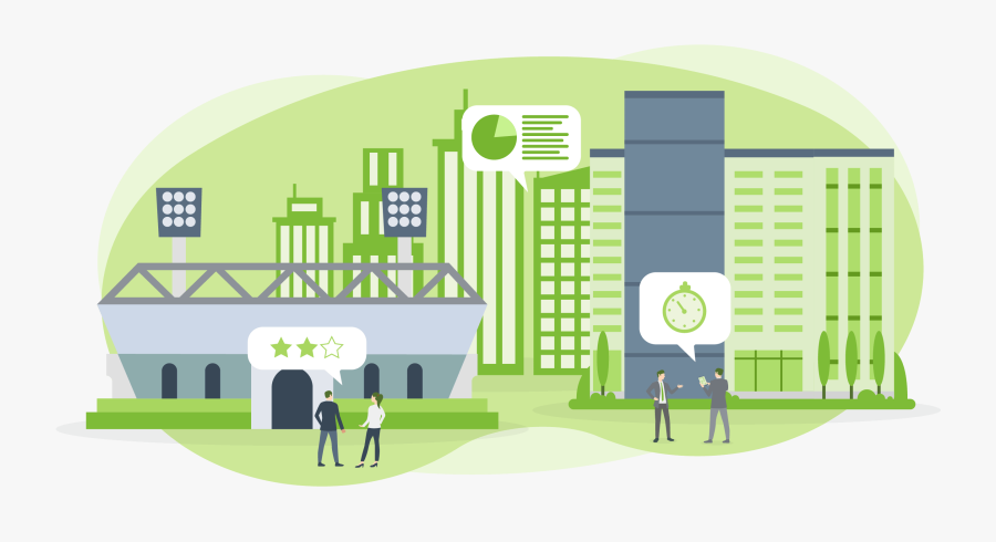 Clients Who Use Parking Sense Technology To Optimize - Commercial Building, Transparent Clipart