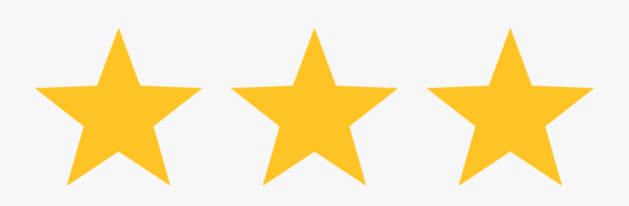 3 Star Vector - Transparent 3 Stars Png , Free Transparent Clipart