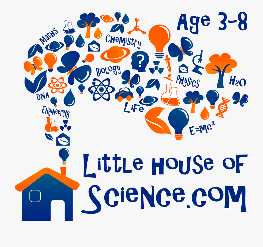 Transparent E=mc2 Clipart - Little House Of Science Logo, Transparent Clipart