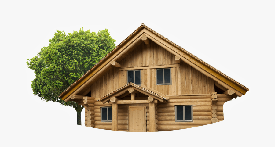 House Png - Wood House No Background, Transparent Clipart