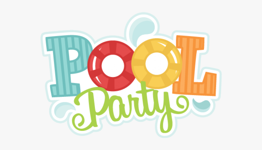 Pool Clipart Svg - Pool Party Logo Png, Transparent Clipart