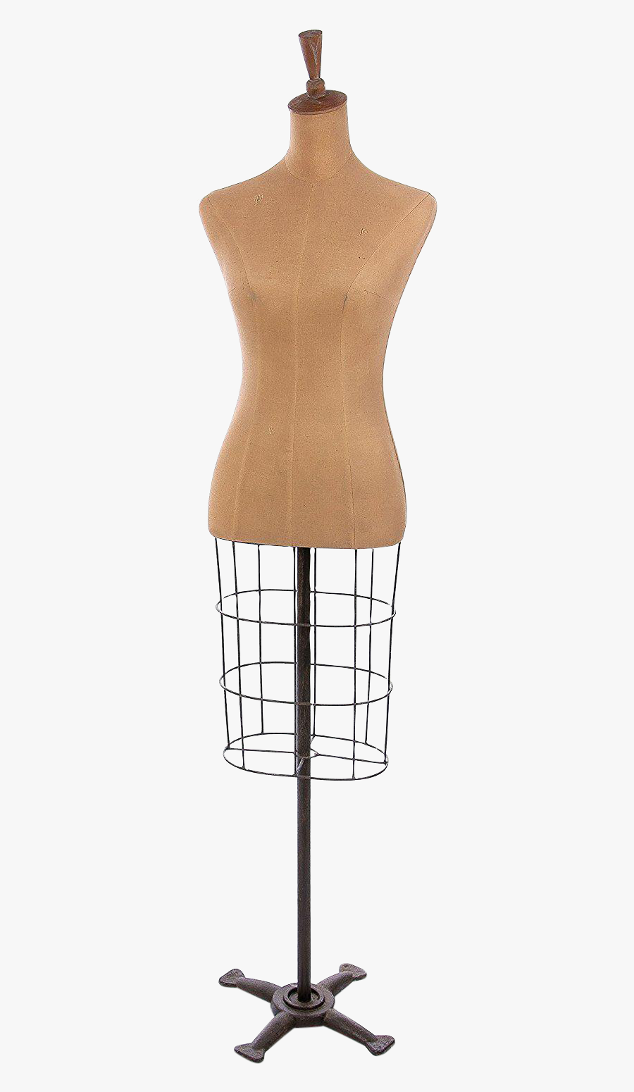 Mannequin Drawing Ubisafe Vintagestyle - Clothes Mannequin Png, Transparent Clipart