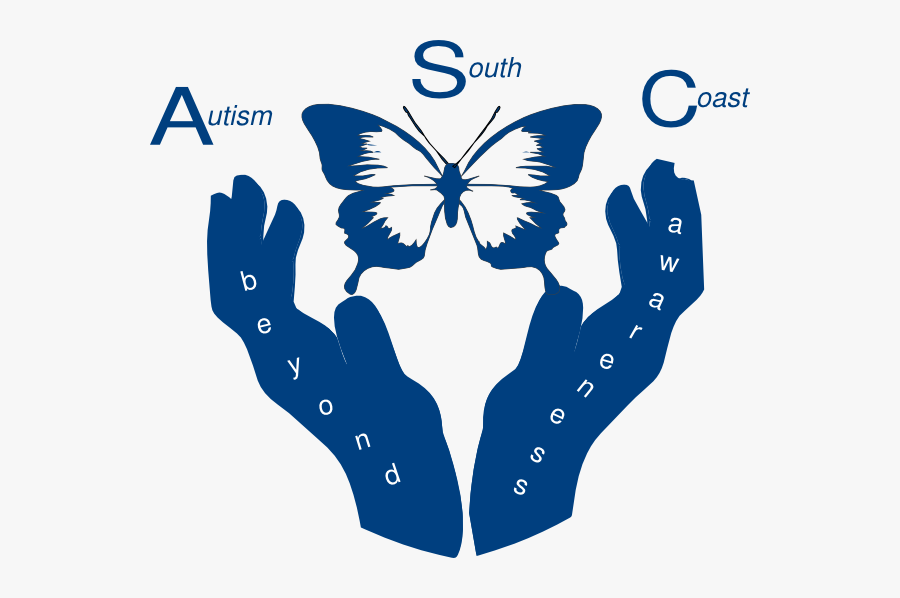 Autism Vector Butterfly - Butterfly Silhouette Clip Art, Transparent Clipart