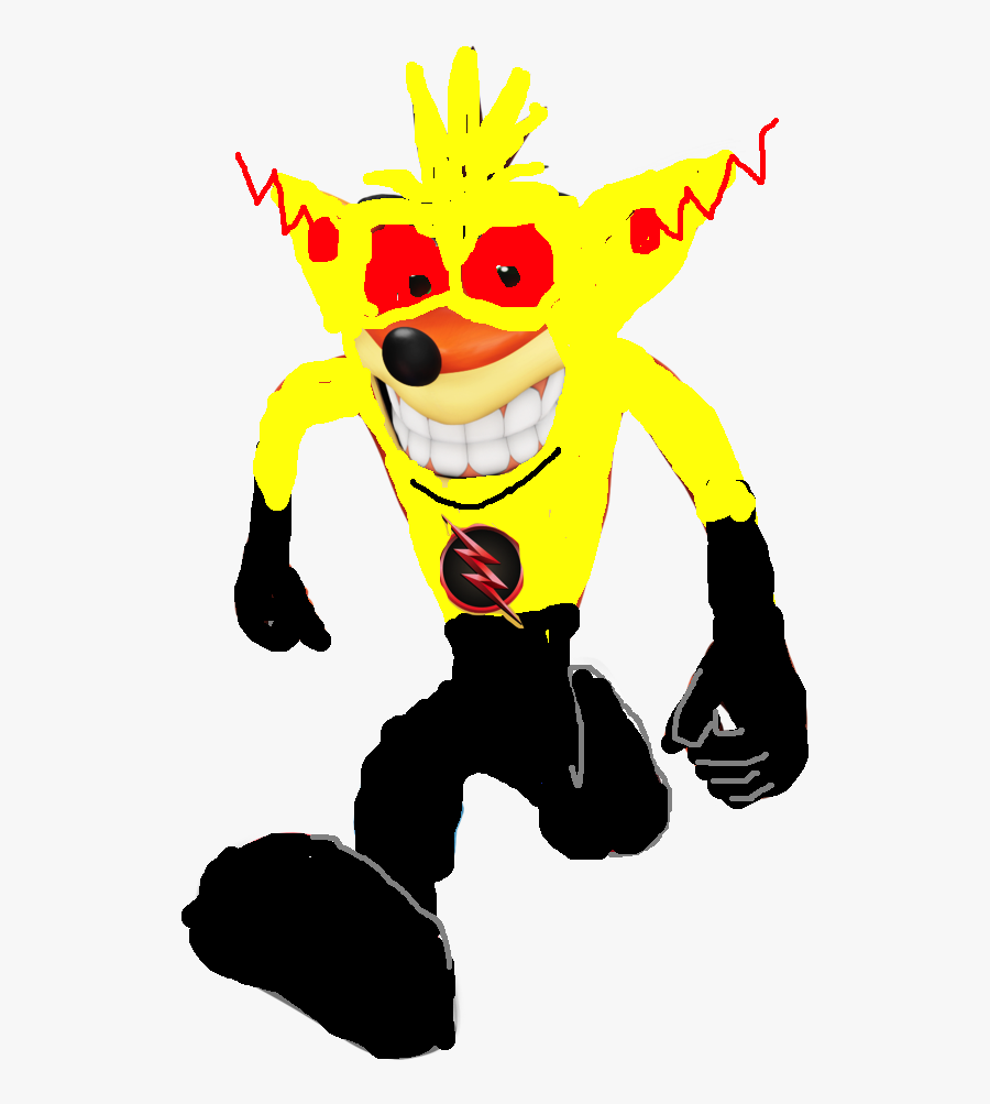 Crash Bandicoot Clipart Flash - Crash Reverse, Transparent Clipart