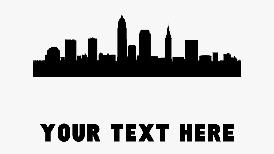 Cleveland Skyline Transparent Png Clipart Free Download - Silhouette, Transparent Clipart