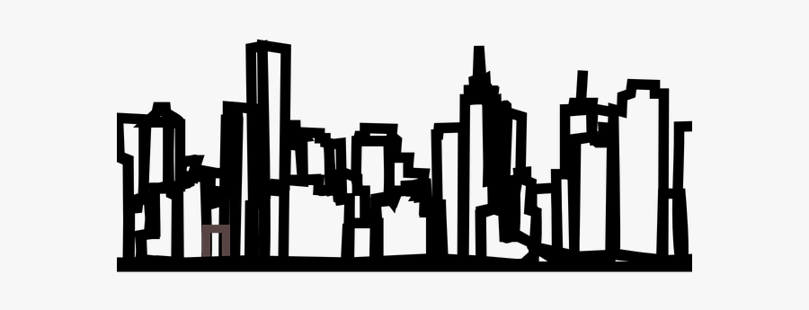 Skyline Transparent City Clip Art - Skyline Drawing Png, Transparent Clipart