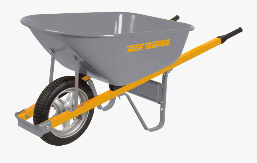 True Temper 6 Cu Ft Wheelbarrow, Transparent Clipart