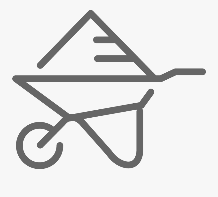 Wheelbarrel, Transparent Clipart