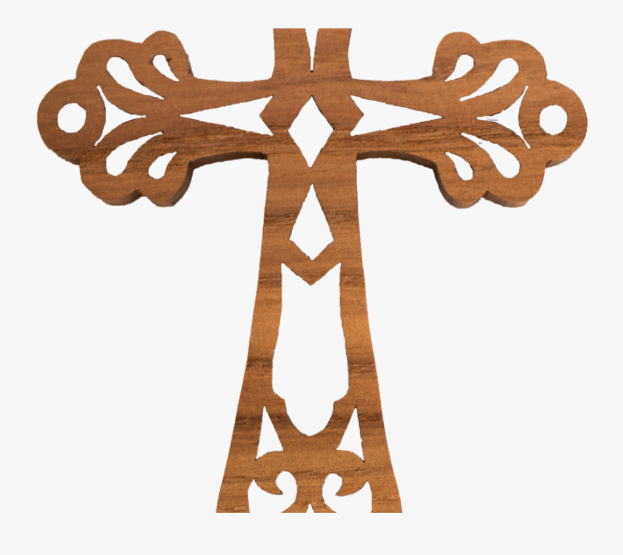 Scroll Saw Ornament Cross - Pink Celtic Cross Clipart, Transparent Clipart