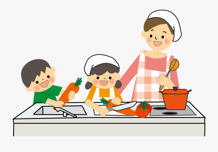 Hình Ảnh Mẹ Nấu Cơm Hoat Hình, Transparent Clipart