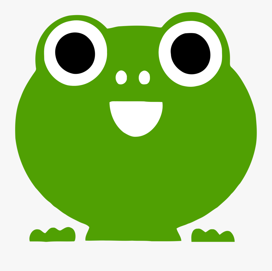 Sign Clipart Frog - Frog Head Clip Art, Transparent Clipart