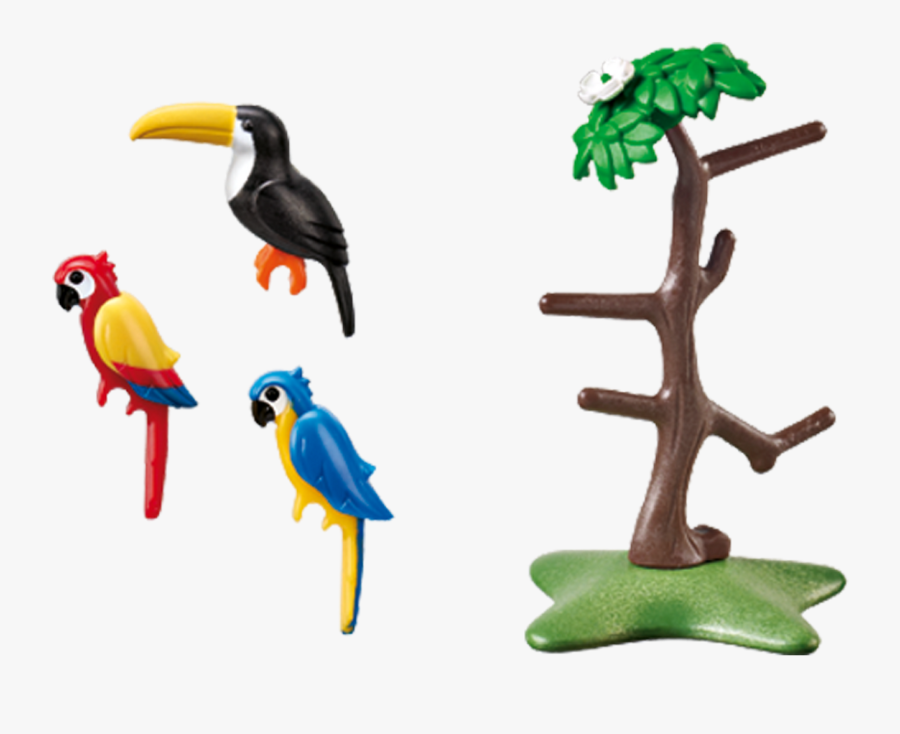 Transparent Tropical Bird Clipart - Playmobil 6653, Transparent Clipart