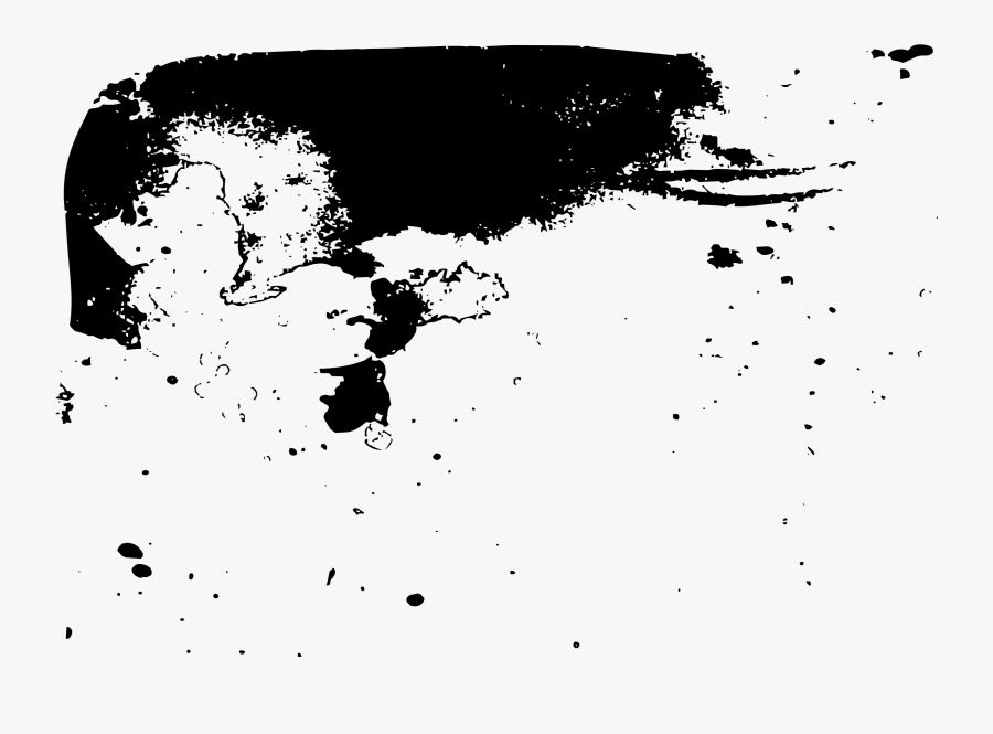 Ink,black And Design,art - Black And White Smears, Transparent Clipart