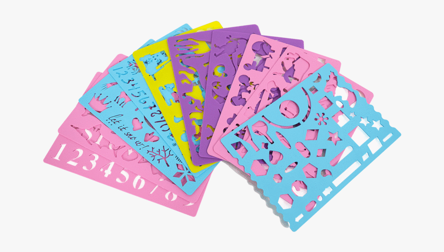 Drawing Crafts Rainy Season - Stencil Kit For Kids, Transparent Clipart