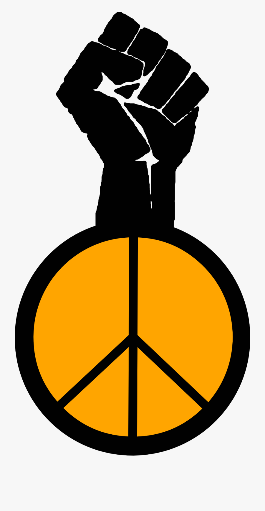 Occupy Wall Street Fight The Power Peace To The People - Social Justice Clip Art, Transparent Clipart