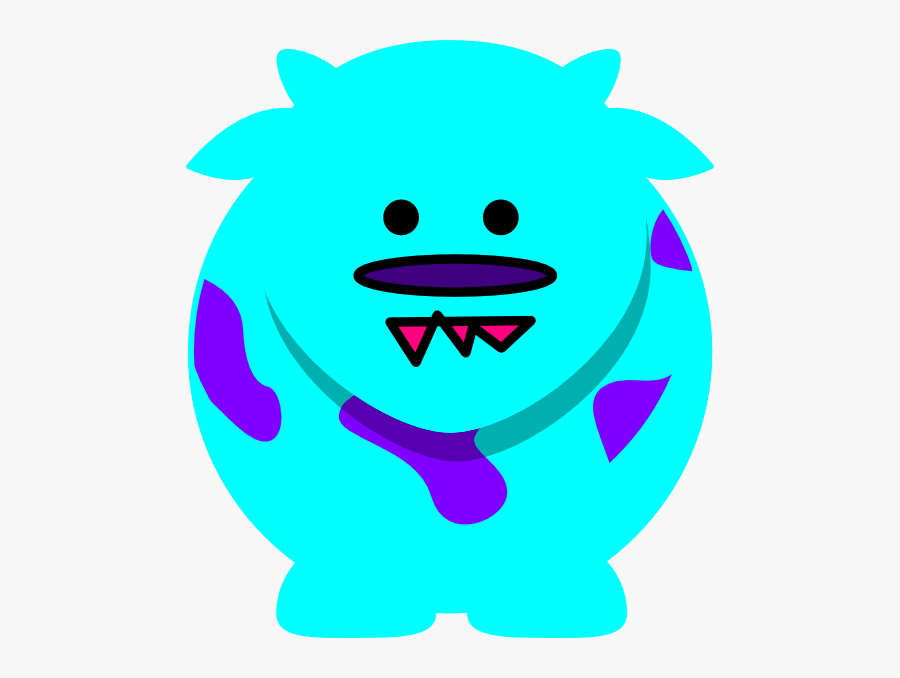Blue Monster Svg Clip Arts - Portable Network Graphics, Transparent Clipart
