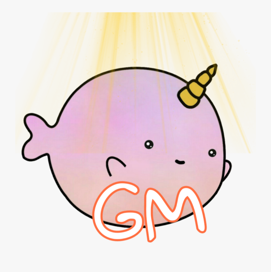 #freetoedit #narwhal #dee #shinee #gm #sunshine #sun - Angry Narwhal Png, Transparent Clipart