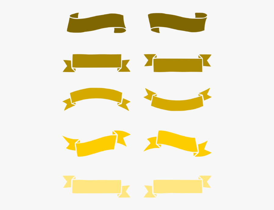 Angle,text,yellow - Vektor Pita Warna Coklat, Transparent Clipart