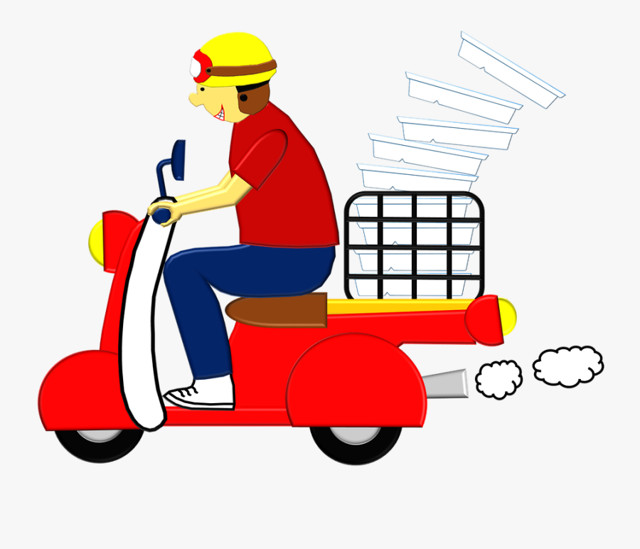 Blog Bargain Motor Scooters - Food Delivery Swiggy Png, Transparent Clipart