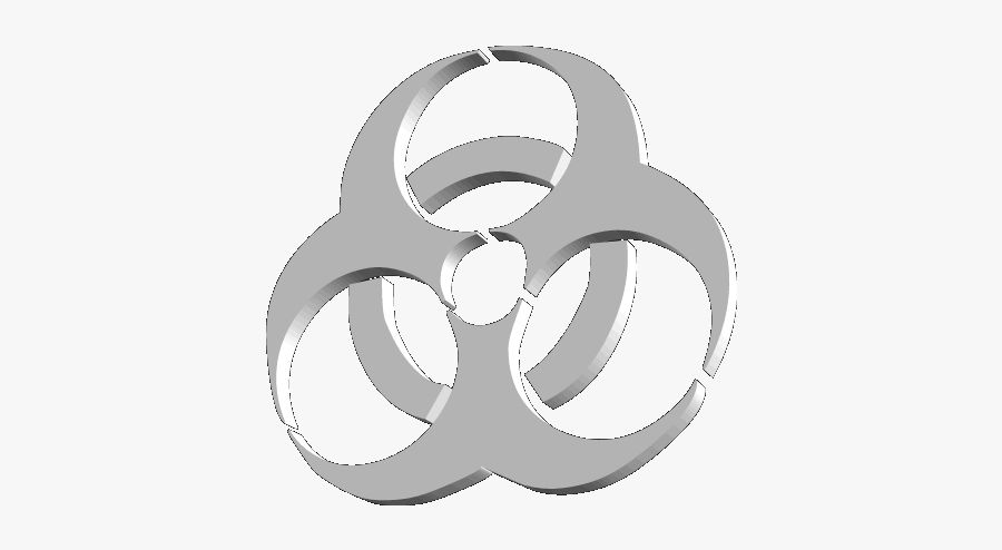 #metal #bio #biohazard #grey #silver #toxic #grunge - Hazard Symbol Png Metal, Transparent Clipart