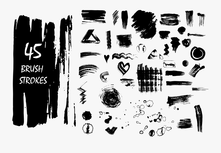 Brush Stroke Vector Gfx Png, Transparent Clipart