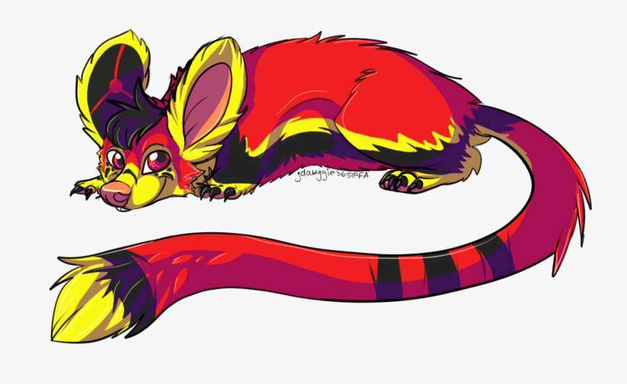 Sugar Glider Character - Cartoon, Transparent Clipart