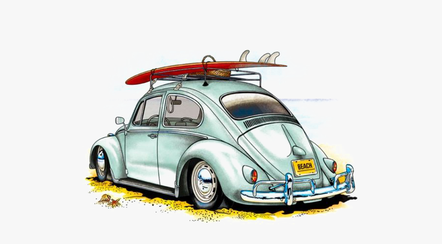 Wolfsburg Herbie Beetle Volkswagen Car Cartoon Clipart - Cartoon Volkswagen, Transparent Clipart